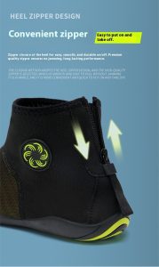 High Neck Shoe elastic mesh material close up 