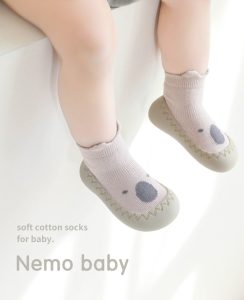 Baby Ankle Shoe cotton fabric breathable material 